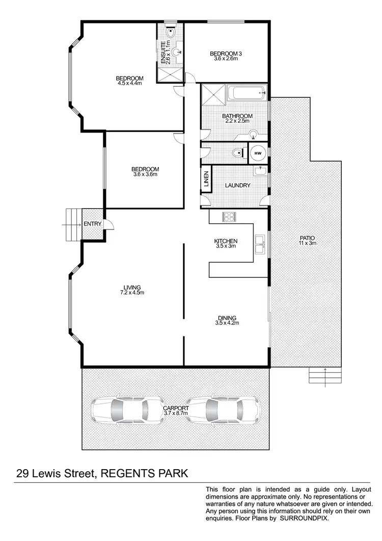 Floorplan of Homely house listing, 29 Lewis Street, Regents Park NSW 2143