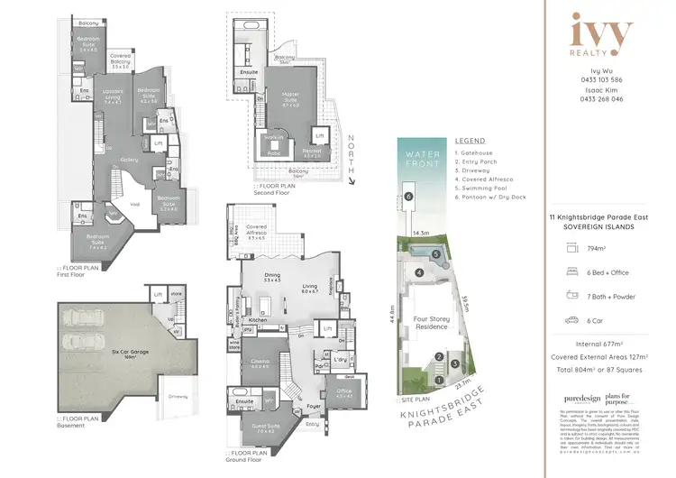 Floorplan of Homely house listing, 11 Knightsbridge Parade East, Sovereign Islands QLD 4216
