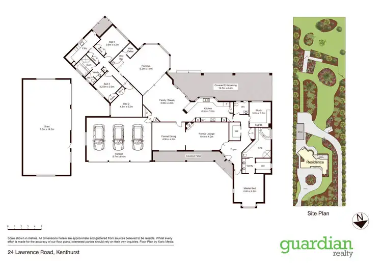 Floorplan of Homely house listing, 24 Lawrence Road, Kenthurst NSW 2156