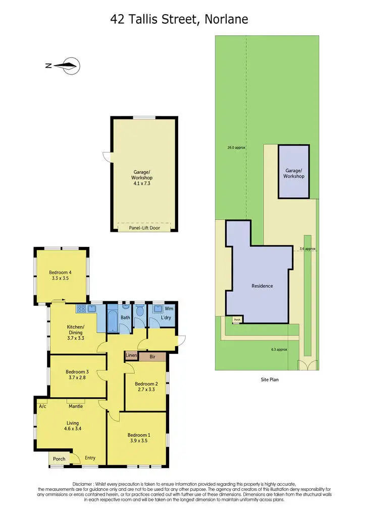 Floorplan of Homely house listing, 42 Tallis Street, Norlane VIC 3214