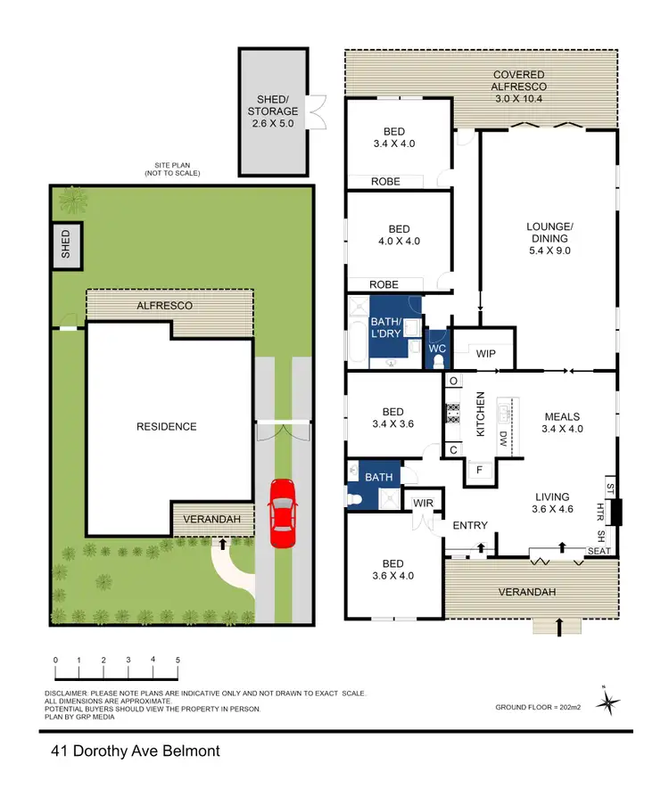 Floorplan of Homely house listing, 41 Dorothy Avenue, Belmont VIC 3216