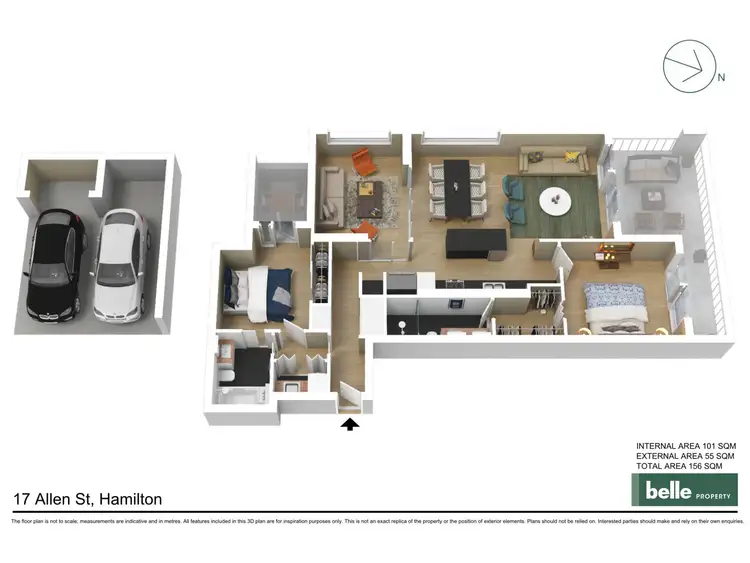 Floorplan of Homely unit listing, 11/17 Allen Street, Hamilton QLD 4007