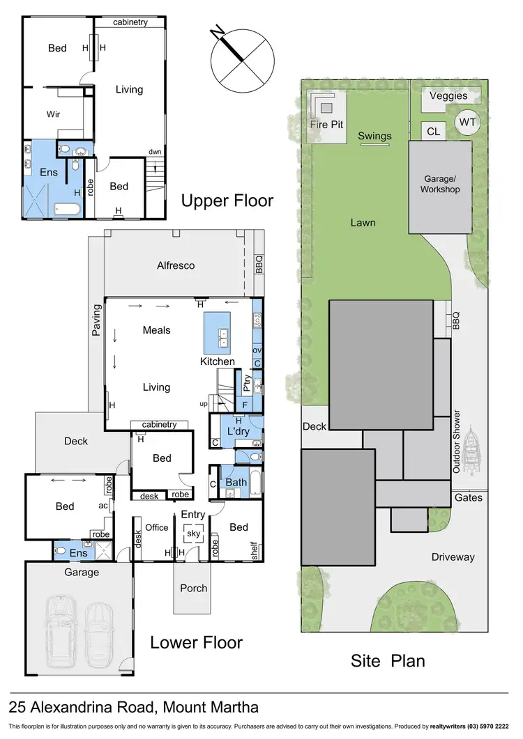 Floorplan of Homely house listing, 25 Alexandrina Road, Mount Martha VIC 3934