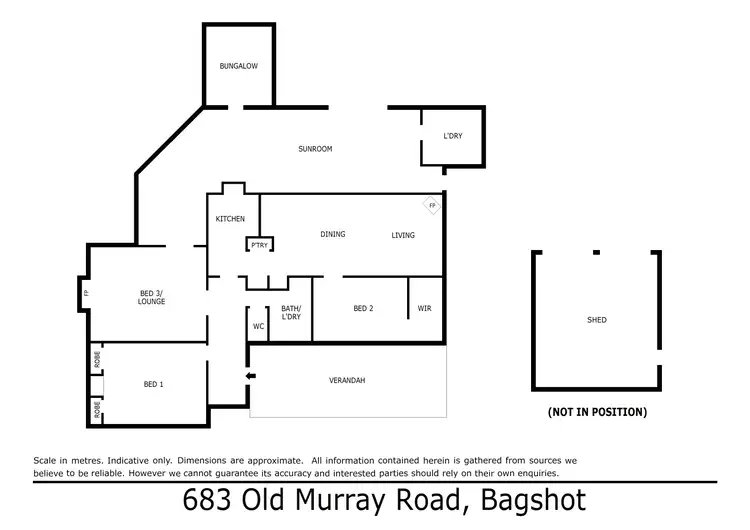 Floorplan of Homely house listing, 683 Old Murray Road, Bagshot VIC 3551