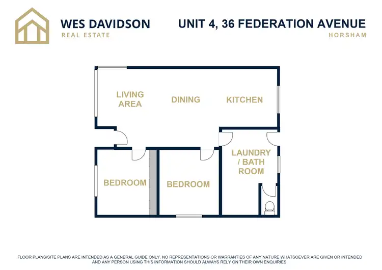 Floorplan of Homely unit listing, 4/36 Federation Avenue, Horsham VIC 3400