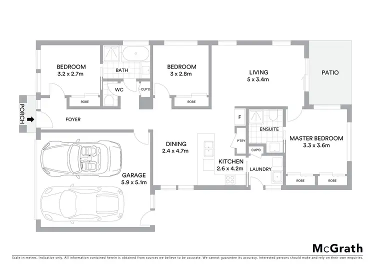 Floorplan of Homely house listing, 24 Brookfields Mews, Lavington NSW 2641