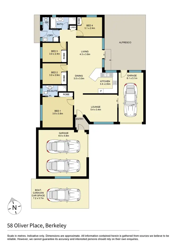 Floorplan of Homely house listing, 58 Oliver Place, Berkeley NSW 2506