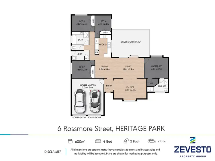 Floorplan of Homely house listing, 6 Rossmore Street, Heritage Park QLD 4118