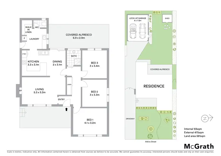 Floorplan of Homely house listing, 4 Atkins Street, Newcomb VIC 3219
