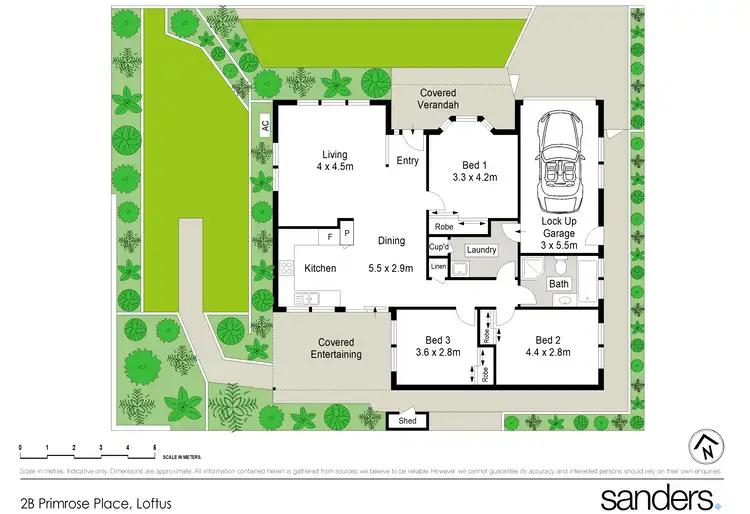 Floorplan of Homely house listing, 2B Primrose Place, Loftus NSW 2232