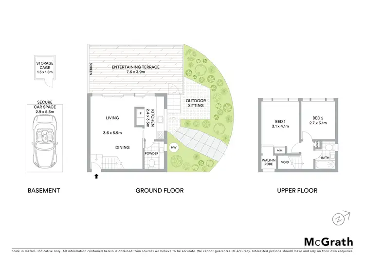 Floorplan of Homely townhouse listing, 7/30 Busaco Road, Marsfield NSW 2122