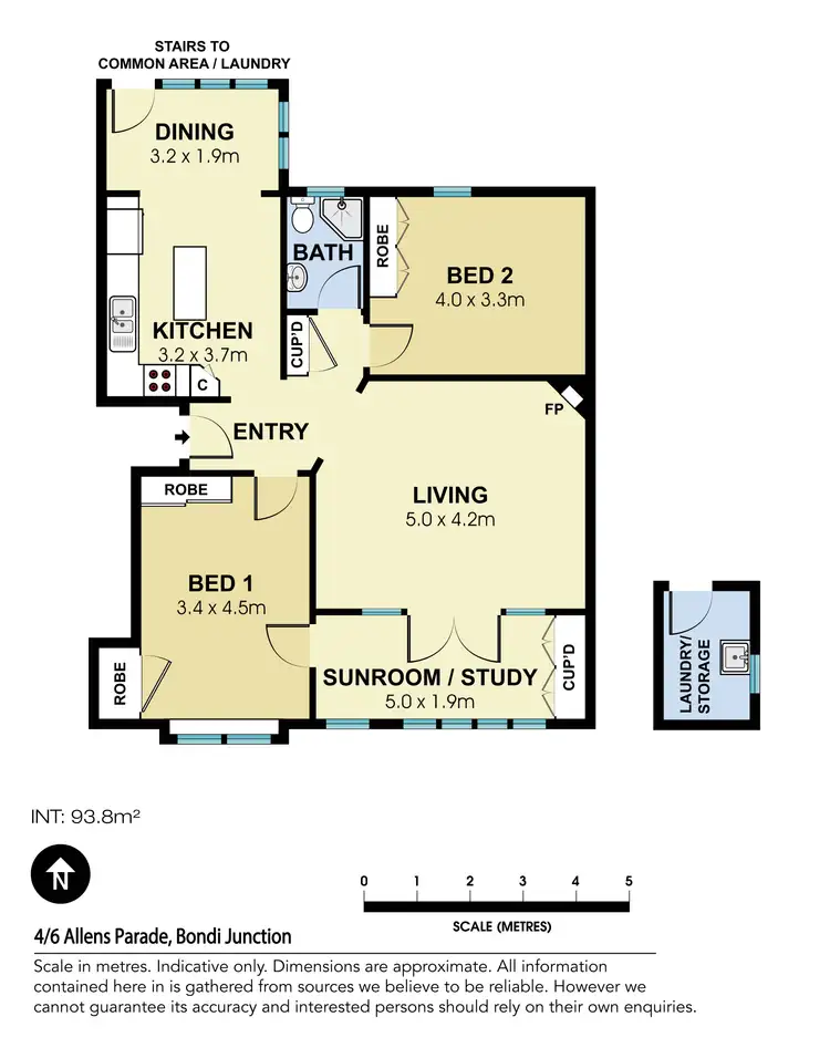 Floorplan of Homely apartment listing, 4/6 Allens Parade, Bondi Junction NSW 2022