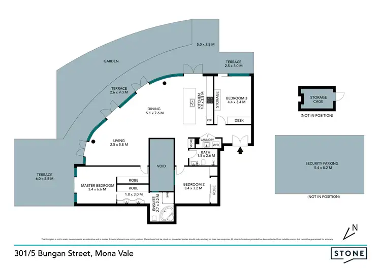 Floorplan of Homely apartment listing, 301/5 Bungan Street, Mona Vale NSW 2103