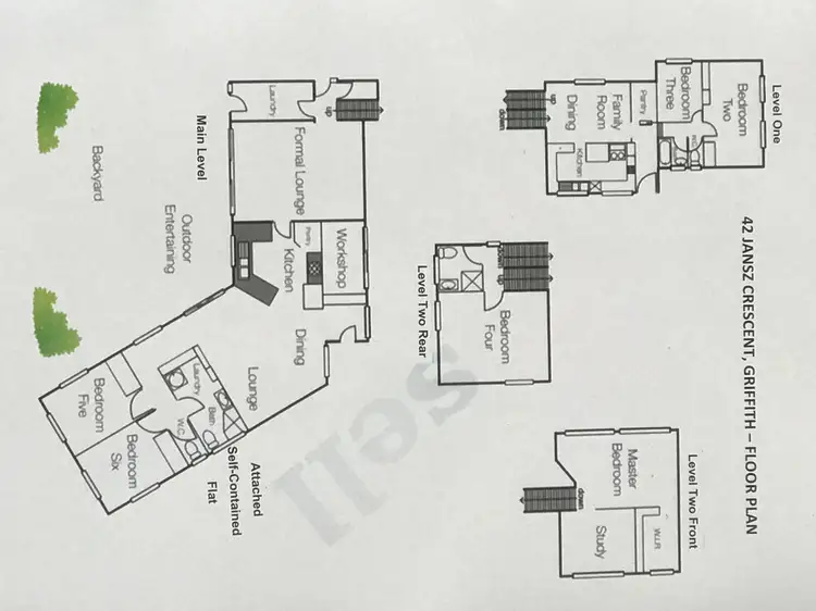 Floorplan of Homely house listing, 42 Jansz Crescent, Griffith ACT 2603