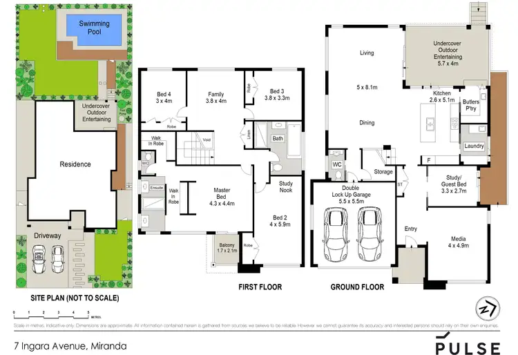 Floorplan of Homely house listing, 7 Ingara Avenue, Miranda NSW 2228