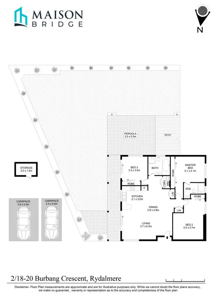Floorplan of Homely apartment listing, 2/18-20 Burbang Crescent, Rydalmere NSW 2116