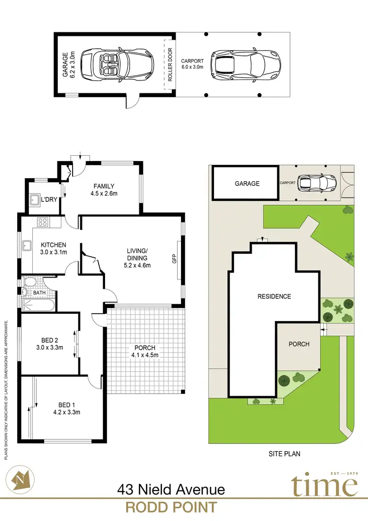 Floorplan of Homely house listing, 43 Nield Avenue, Rodd Point NSW 2046