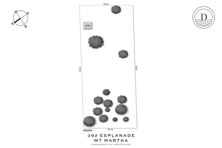 Floorplan of Homely land listing, 392 Esplanade, Mount Martha VIC 3934