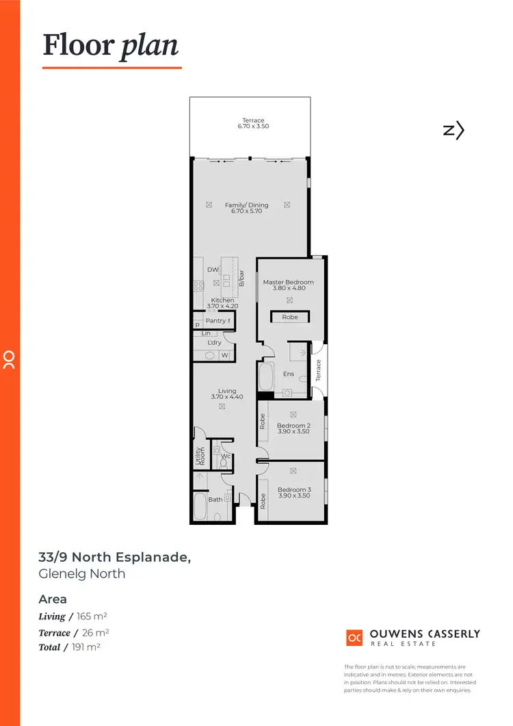 Floorplan of Homely apartment listing, 33/8-9 North Esplanade, Glenelg North SA 5045