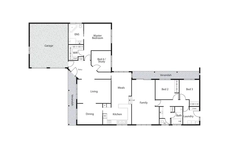 Floorplan of Homely house listing, 33 Alexander Mackie Circuit, Isaacs ACT 2607