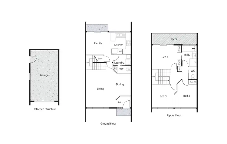 Floorplan of Homely townhouse listing, 5 Connelly Place, Belconnen ACT 2617