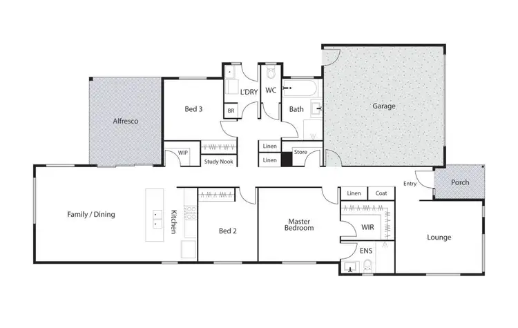 Floorplan of Homely house listing, Address available on request