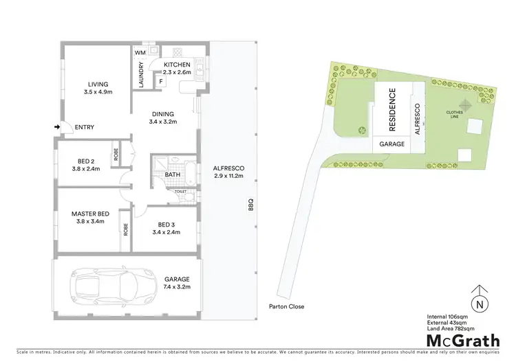 Floorplan of Homely house listing, 8 Parton Close, Buff Point NSW 2262