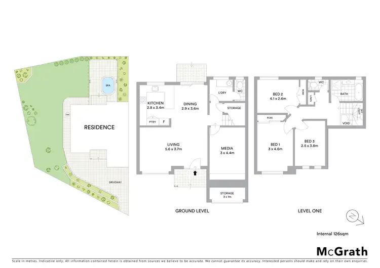 Floorplan of Homely townhouse listing, 1/7 Kita Road, Berowra Heights NSW 2082