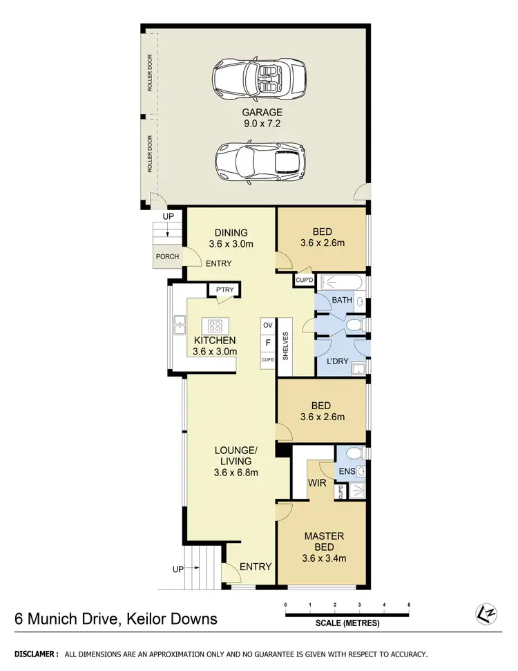 Floorplan of Homely house listing, 6 Munich Drive, Keilor Downs VIC 3038