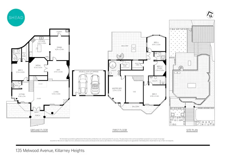 Floorplan of Homely house listing, 135 Melwood Avenue, Killarney Heights NSW 2087