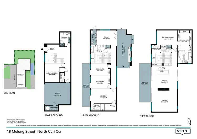 Floorplan of Homely house listing, 18 Molong Street, North Curl Curl NSW 2099