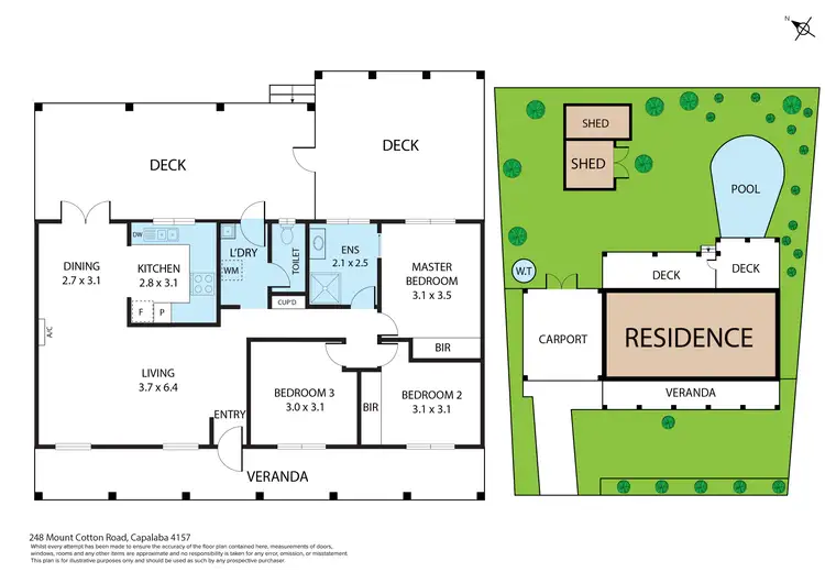 Floorplan of Homely house listing, 248 Mount Cotton Road, Capalaba QLD 4157