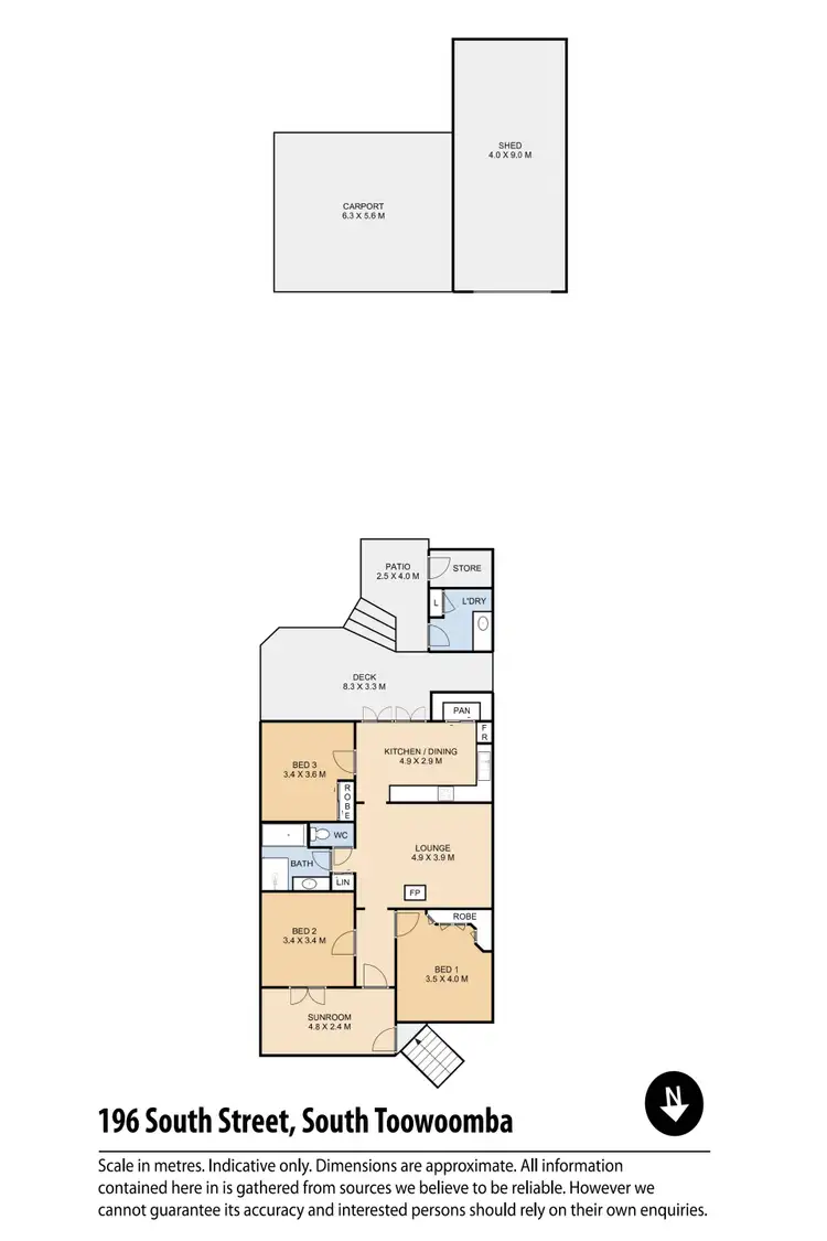 Floorplan of Homely house listing, 196 South Street, Centenary Heights QLD 4350