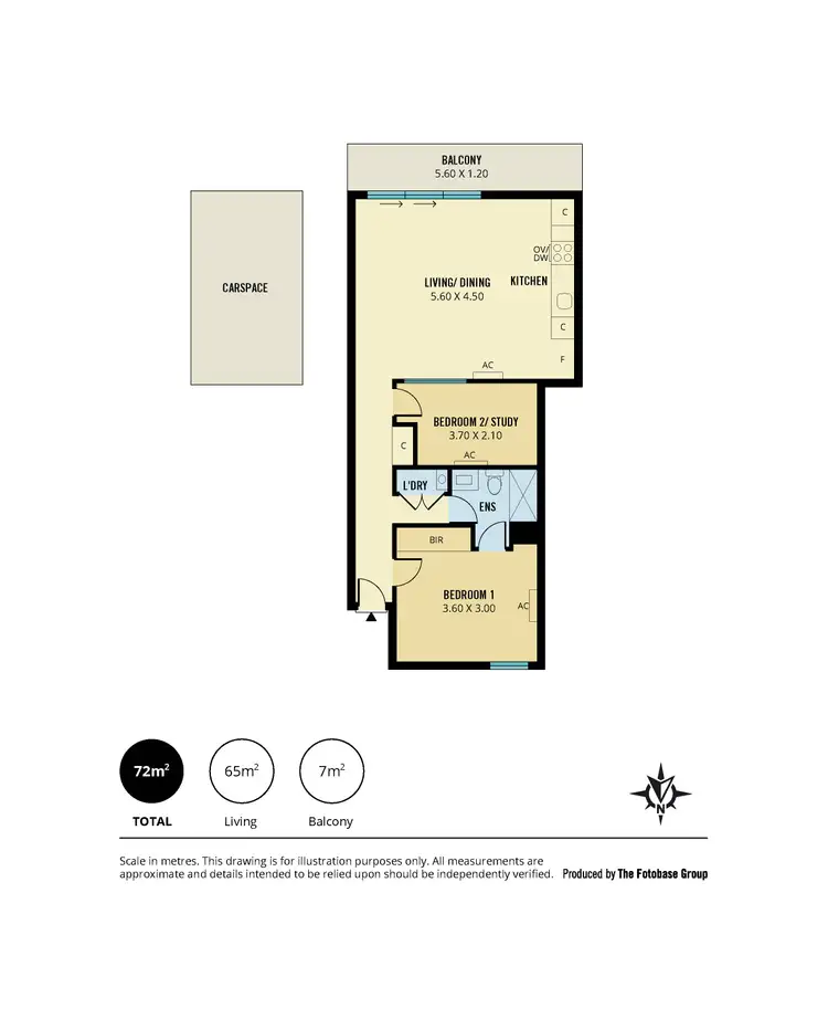 Floorplan of Homely apartment listing, 1201/242 Flinders Street, Adelaide SA 5000