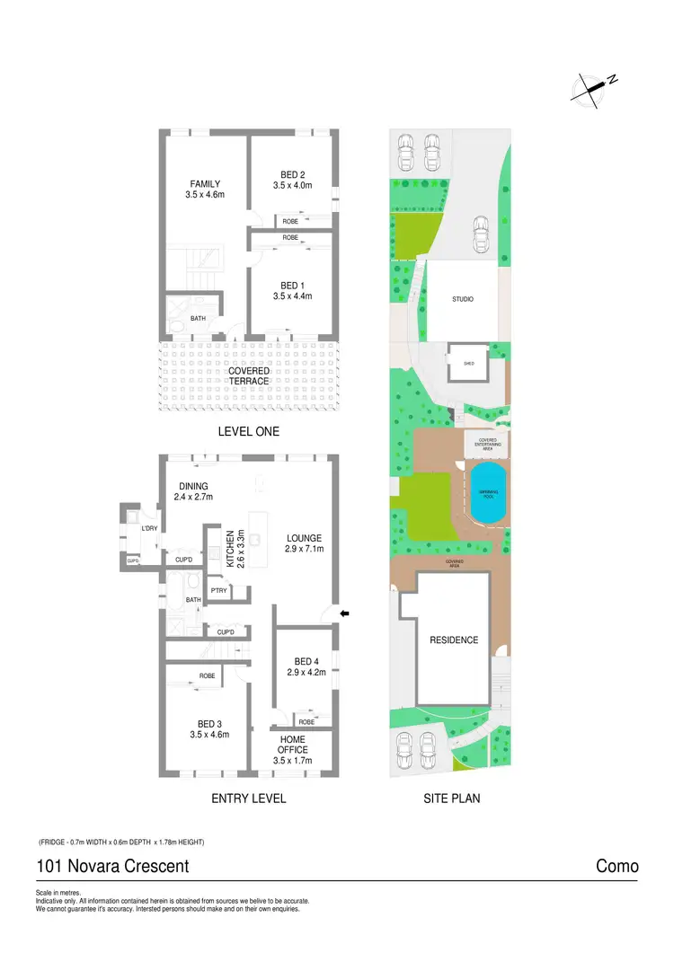 Floorplan of Homely house listing, 101 Novara Crescent, Como NSW 2226
