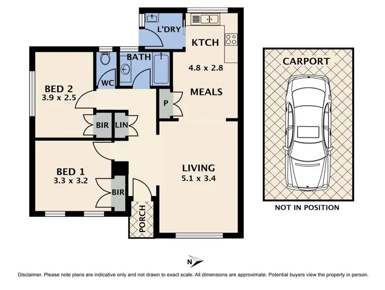 Floorplan of Homely unit listing, 3/18 Storey Road, Reservoir VIC 3073