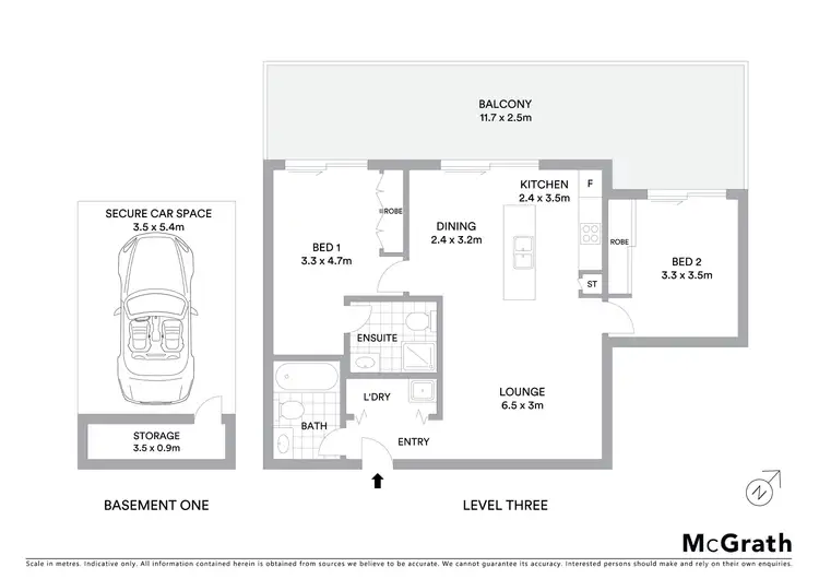 Floorplan of Homely unit listing, 304/21 Hezlett Road, North Kellyville NSW 2155