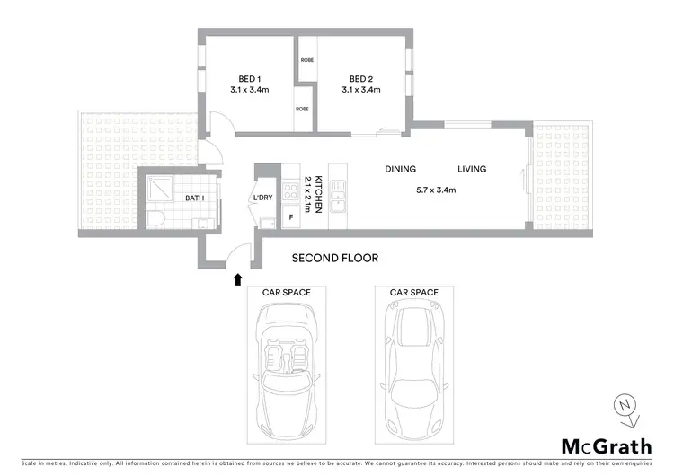Floorplan of Homely apartment listing, 24/50 Hillcrest Street, Crace ACT 2911
