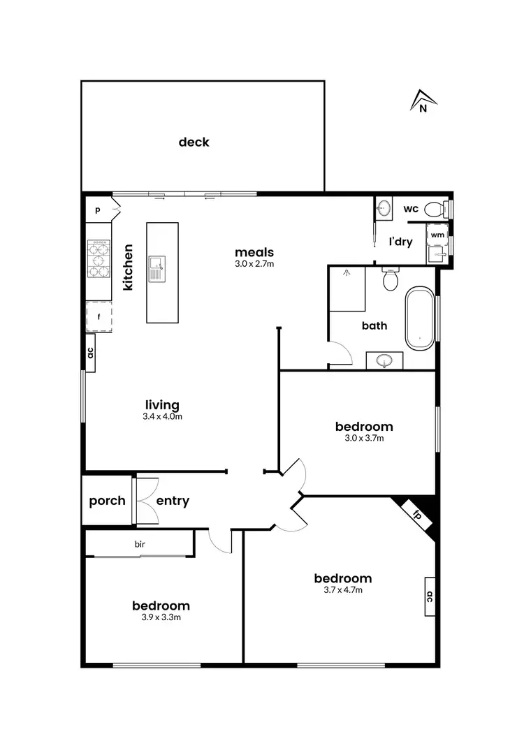 Floorplan of Homely house listing, 20 River Street, Newport VIC 3015