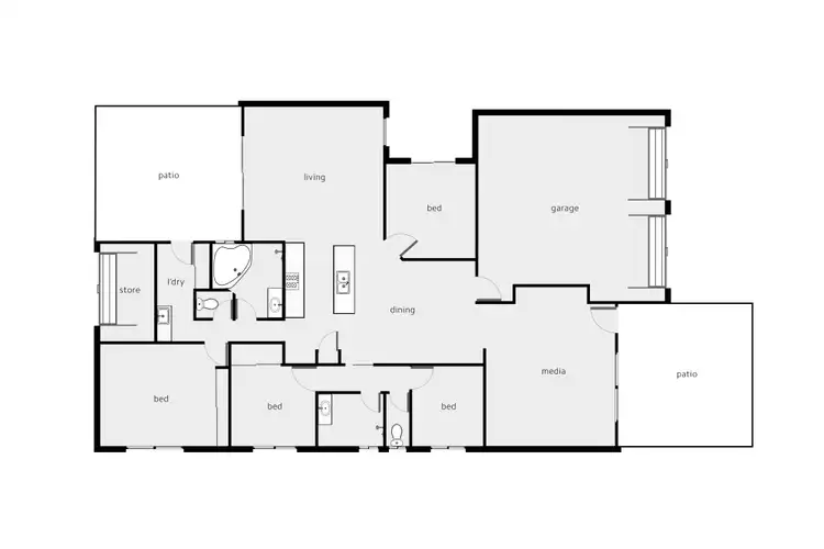 Floorplan of Homely house listing, 7 Archer Close, Mount Sheridan QLD 4868