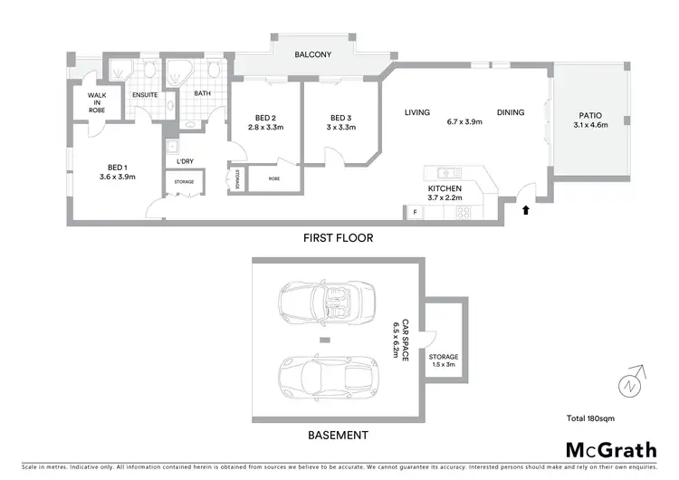 Floorplan of Homely block of units listing, 1/122 Eyre Street, North Ward QLD 4810