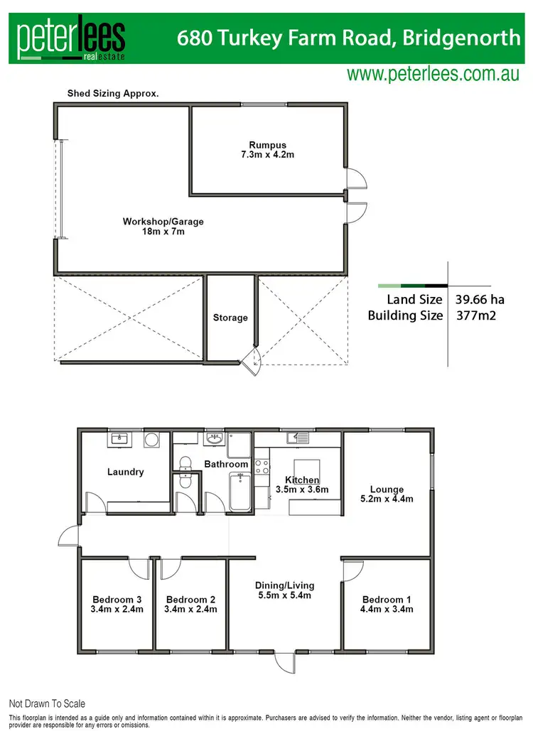 Floorplan of Homely house listing, 680 Turkey Farm Road, Bridgenorth TAS 7277