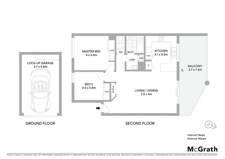 Floorplan of Homely apartment listing, 8/8 Victor Street, Alexandra Headland QLD 4572