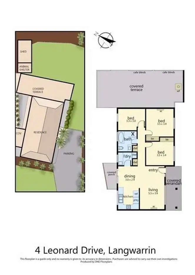 Floorplan of Homely house listing, 4 Leonard Drive, Langwarrin VIC 3910
