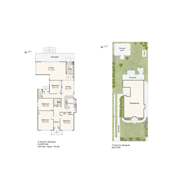 Floorplan of Homely house listing, 11 Prince Street, Springvale VIC 3171