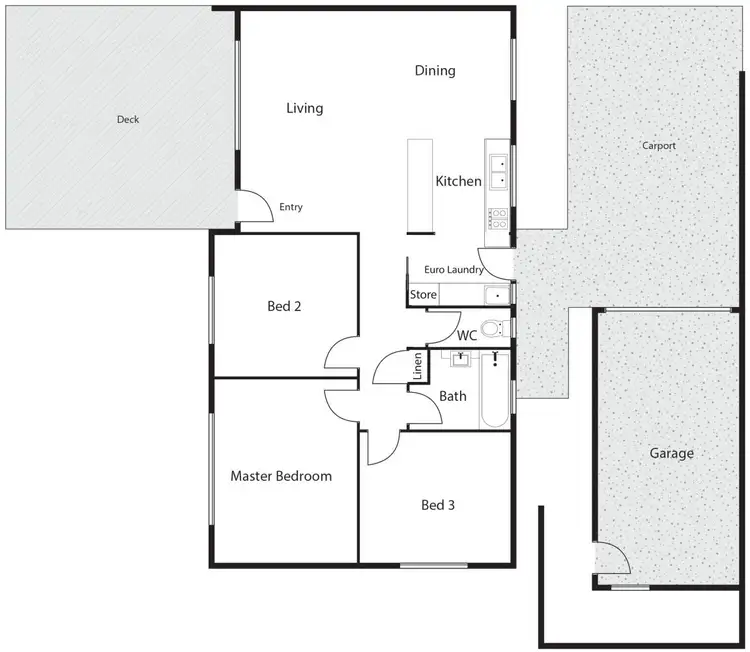 Floorplan of Homely house listing, 25A Port Arthur Street, Lyons ACT 2606