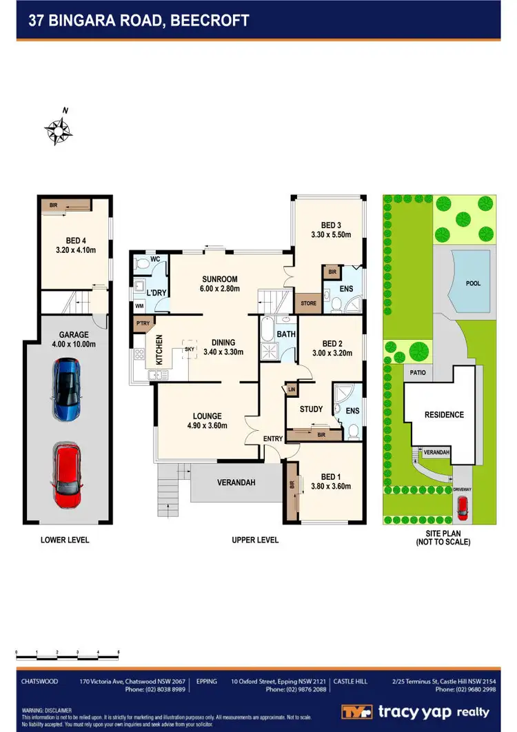 Floorplan of Homely house listing, 37 Bingara Road, Beecroft NSW 2119