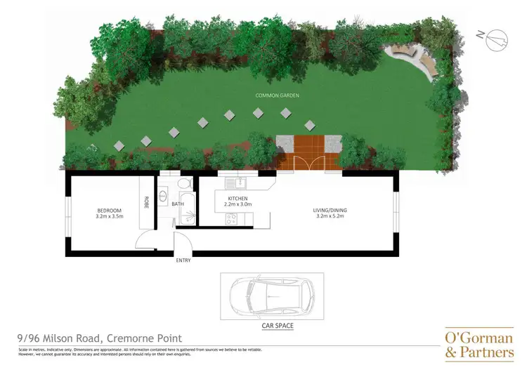 Floorplan of Homely apartment listing, 9/96 Milson Road, Cremorne Point NSW 2090