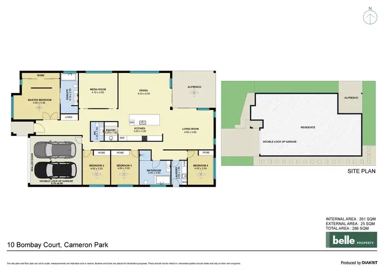 Floorplan of Homely house listing, 10 Bombay Court, Cameron Park NSW 2285