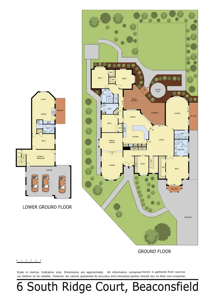 Floorplan of Homely house listing, 6 South Ridge Court, Beaconsfield VIC 3807